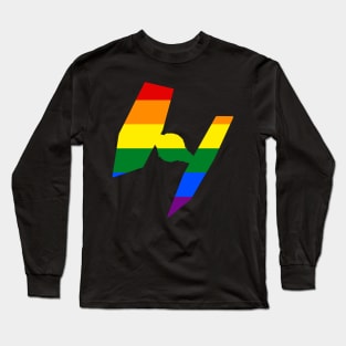 Rainbow TIE Fighter Long Sleeve T-Shirt